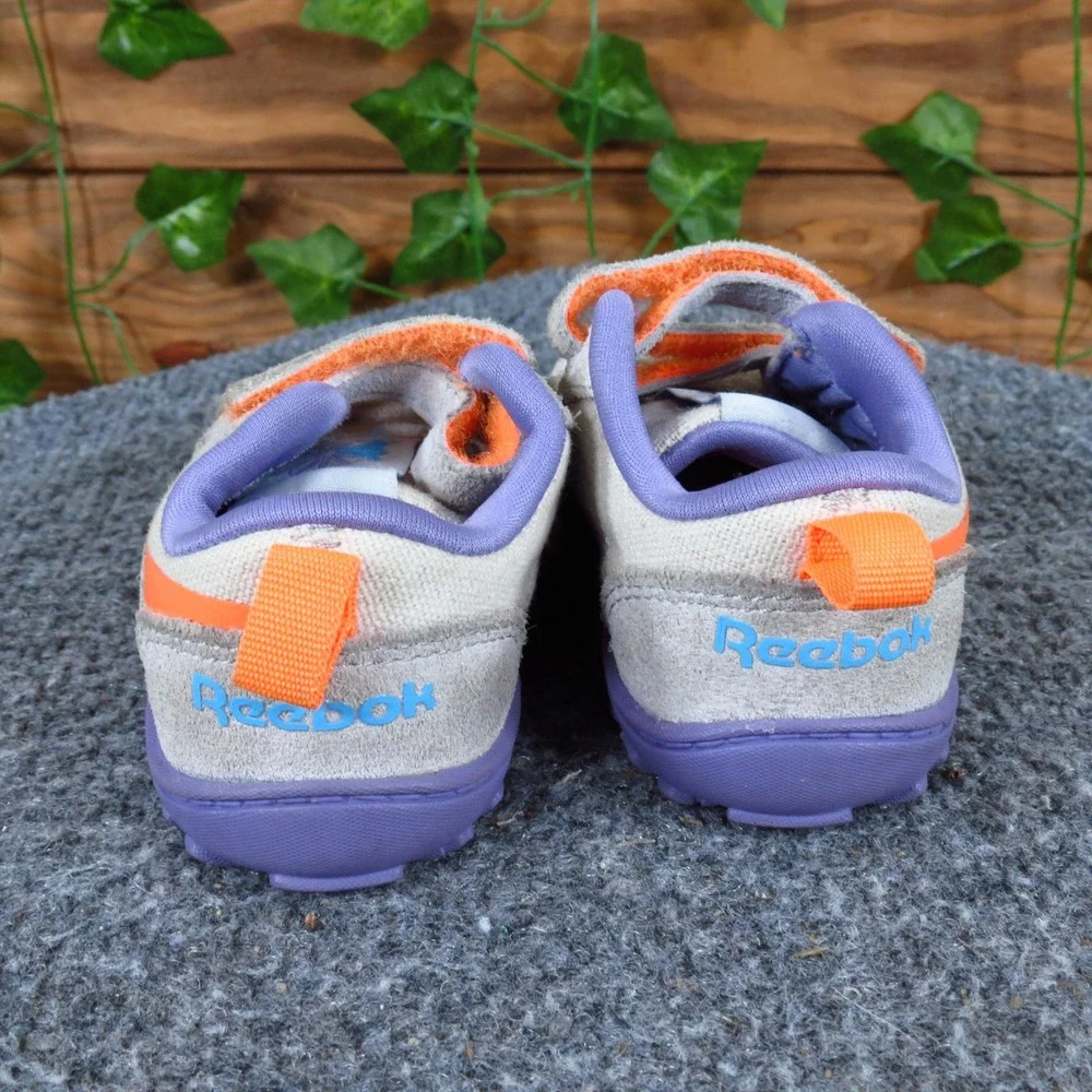 Reebok Ventureflex Toddler‎ Sneakers Size 4 Play Shoes Grey Orange Purple